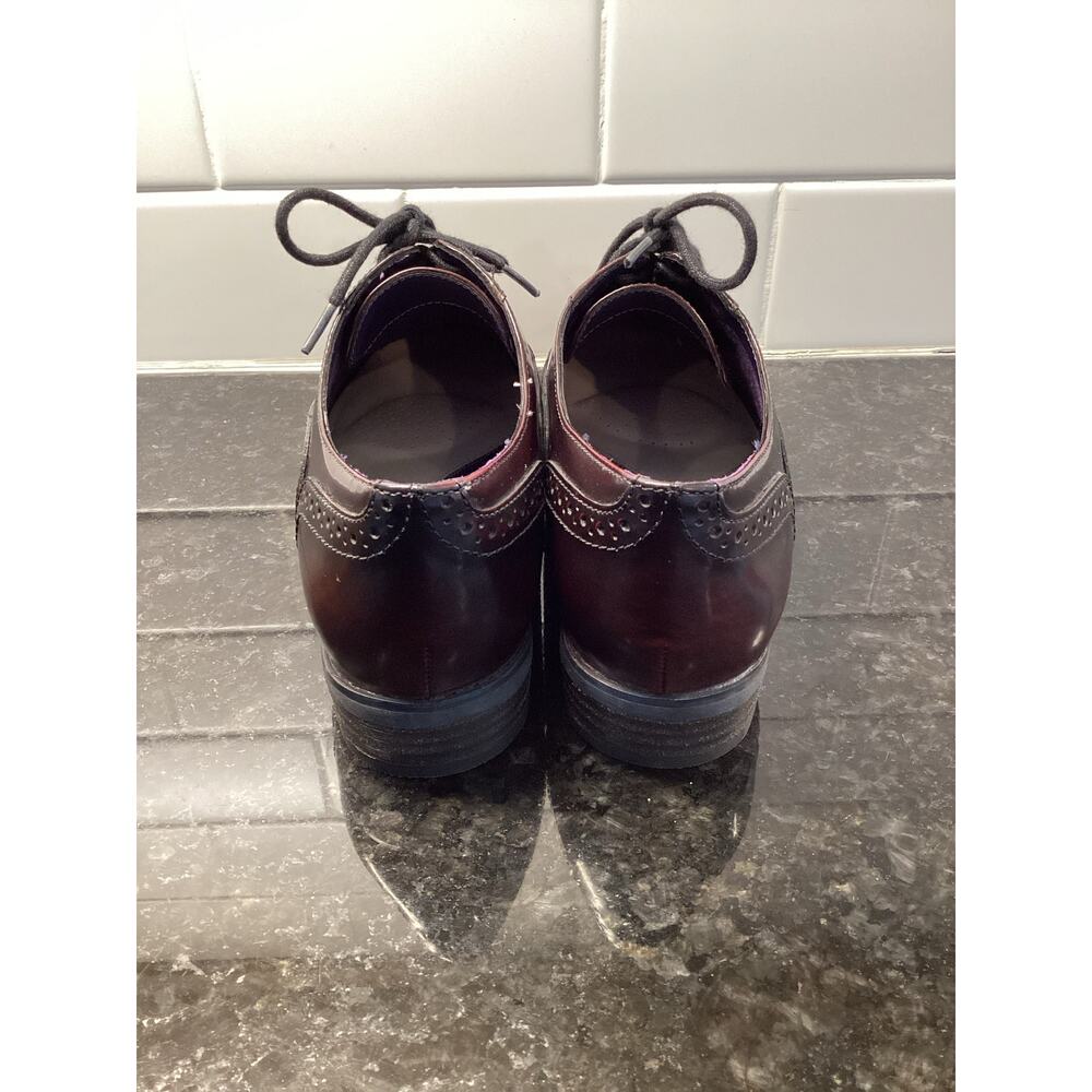 Clarks Brown Burgundy Hamble Oak‎ Oxfords Women's Size 6 - Picture 5 of 9